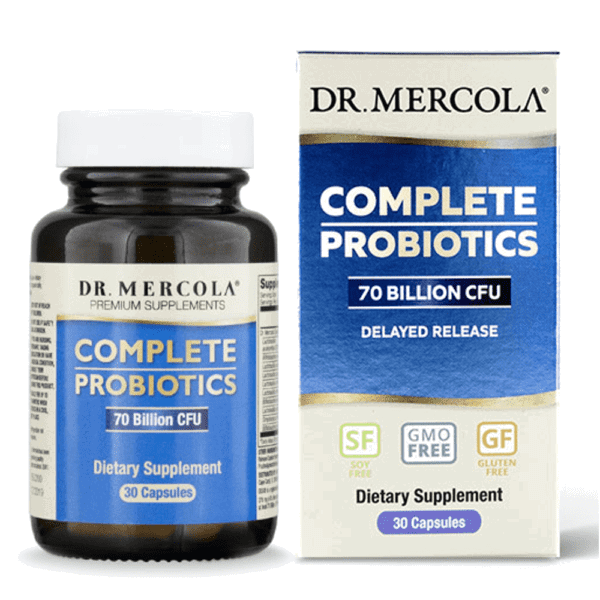 Probioticos completos Dr Mercola, 70 billones