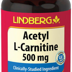 Acetil L-carnitina , 500 mg, 120 Cápsulas