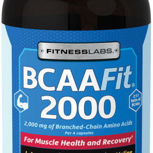 BCAAFit 2000, 2000 mg (por porción), 400 Cápsulas