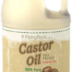Aceite de ricino (prensado por expulsor) - Sin hexano, 64 fl oz (1.89 L) Botella/Frasco