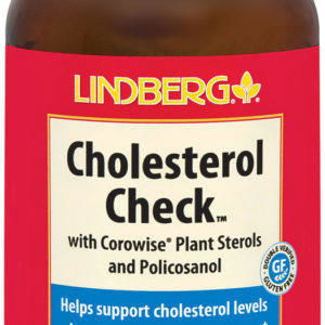 Cholesterol Check, con esteroles vegetales y policosanol, 120 Tabletas vegetarianas