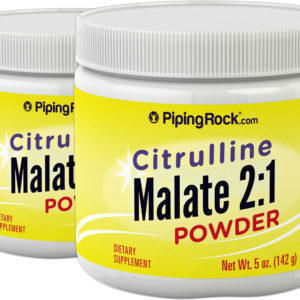 Malato de citrulina en polvo, proporción 2:1, 5 oz (142 g) Botellas/Frascos, 2  Botellas/Frascos