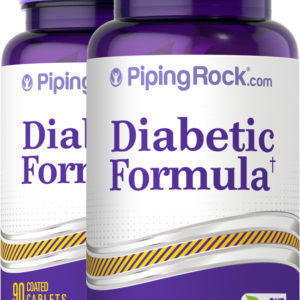 Fórmula para la diabetes, 90 Comprimidos recubiertos, 2  Botellas/Frascos