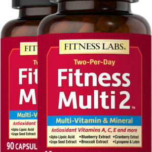 Fitness Multi 2, 90 Cápsulas, 2 Botellas/Frascos