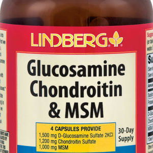 Glucosamina, condroitina y MSM, 120 Cápsulas