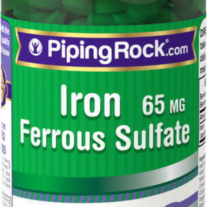 Sulfato ferroso de hierro , 65 mg, 250 Tabletas recubiertas