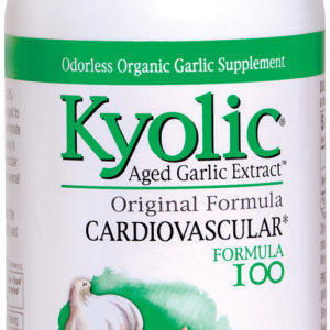 Ajo envejecido Kyolic (fórmula 100 para ayuda y refuerzo del aparato circulatorio), 200 Cápsulas