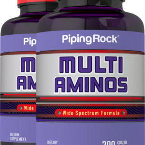 Aminoácidos múltiples, 1000 mg, 200 Comprimidos recubiertos, 2  Botellas/Frascos