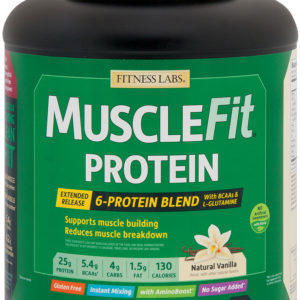 Proteína MuscleFit (vainilla natural), 5 lb (2.268 kg) size_units.unit.118