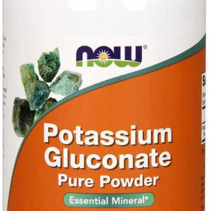 Gluconato de potasio en polvo, 1 lb (454 g) Botella/Frasco