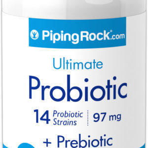 Probiotic-14 - 25 000 millones de organismos con Prebiótico, 50 Cápsulas de liberación rápida