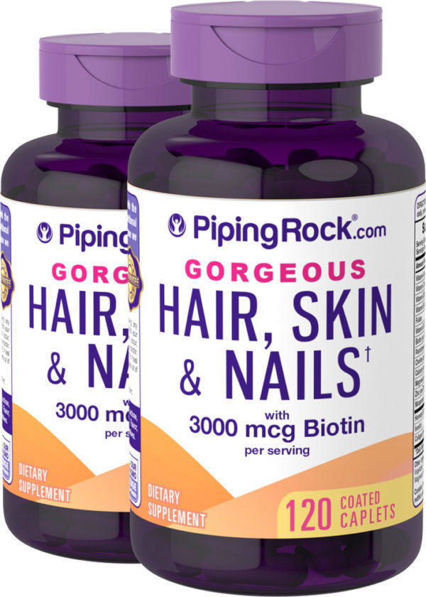 Cabello, piel y uñas Ultra, 120 Comprimidos recubiertos, 2  Botellas/Frascos