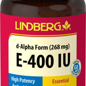 Vitamina E-400 IU (Tocoferol D-alfa), 268 mg, 60 Perlas