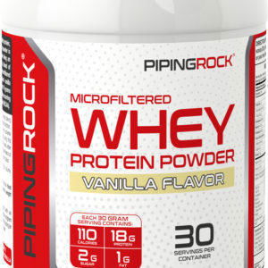 Proteína lactosérica en polvo (vainilla natural), 2 lbs (907 g) size_units.unit.118
