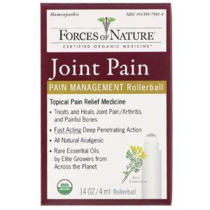 Forces of Nature, Dolor de las articulaciones, Manejo del dolor, Rollerball, 4 ml (0,14 oz)