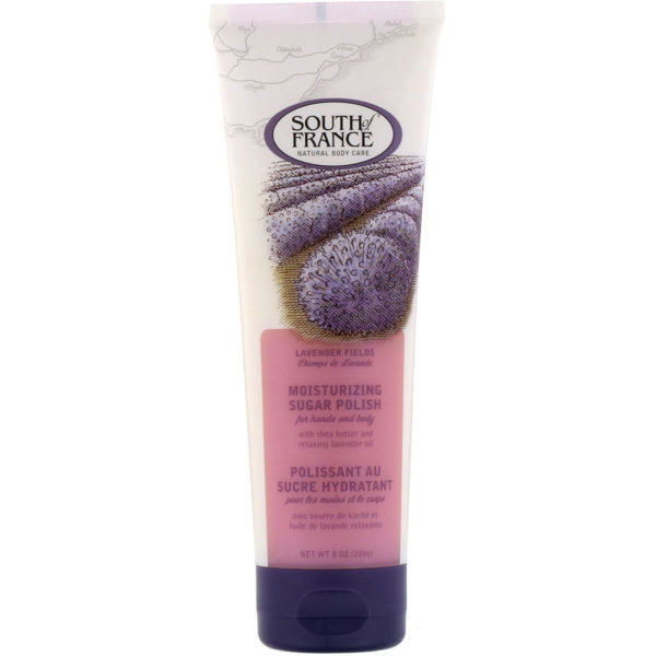 South of France, Exfoliante humectante de azúcar, Campos de lavanda, 226 g (8 oz)