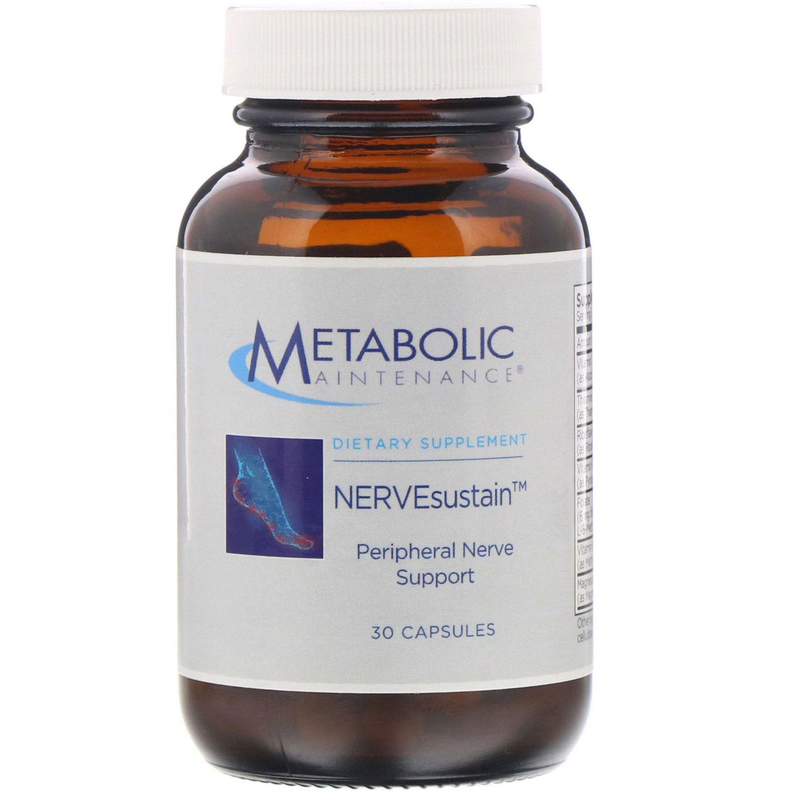Metabolic Maintenance, NERVEsustain, 30 Capsules
