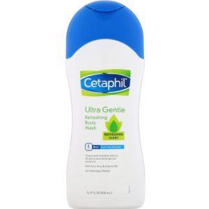 Cetaphil, Ultrasuave, Jabón líquido para el cuerpo, Aroma refrescante, 500 ml (16,9 oz. líq.)