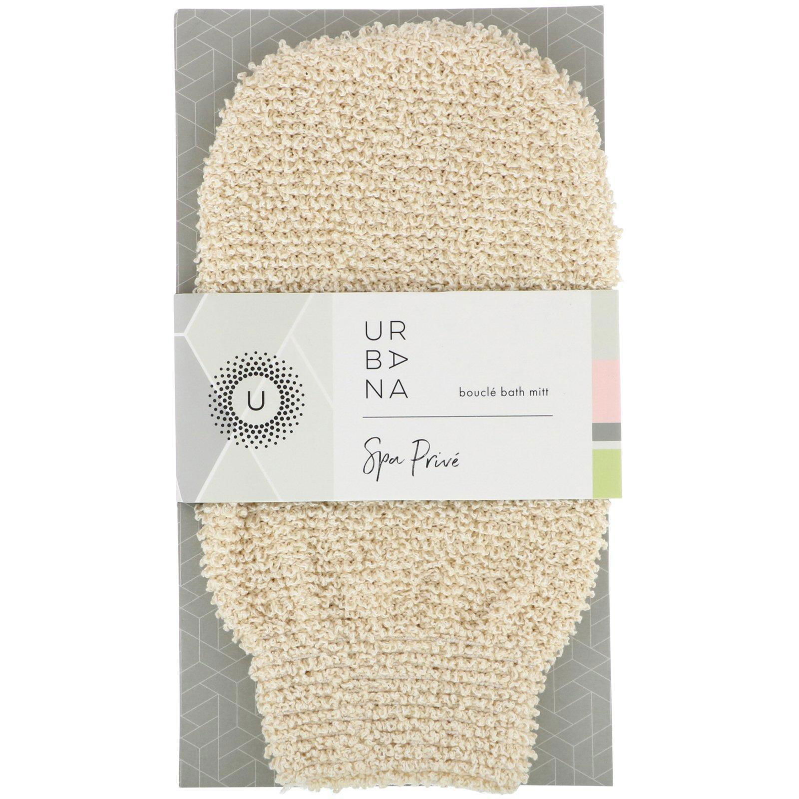 European Soaps, Urbana, Spa Prive, Guante de bouclé para baño, 1 guante para baño