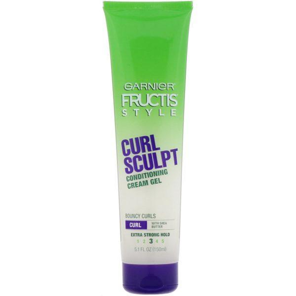 Garnier, Fructis, Rizos esculpidos, Gel acondicionador en crema, 150 ml (5,1 oz. líq.)