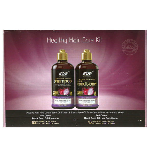 Wow Skin Science, Champú y acondicionador con aceite de semilla de cebolla morada y de neguilla, Kit de 2 piezas - Imagen 2