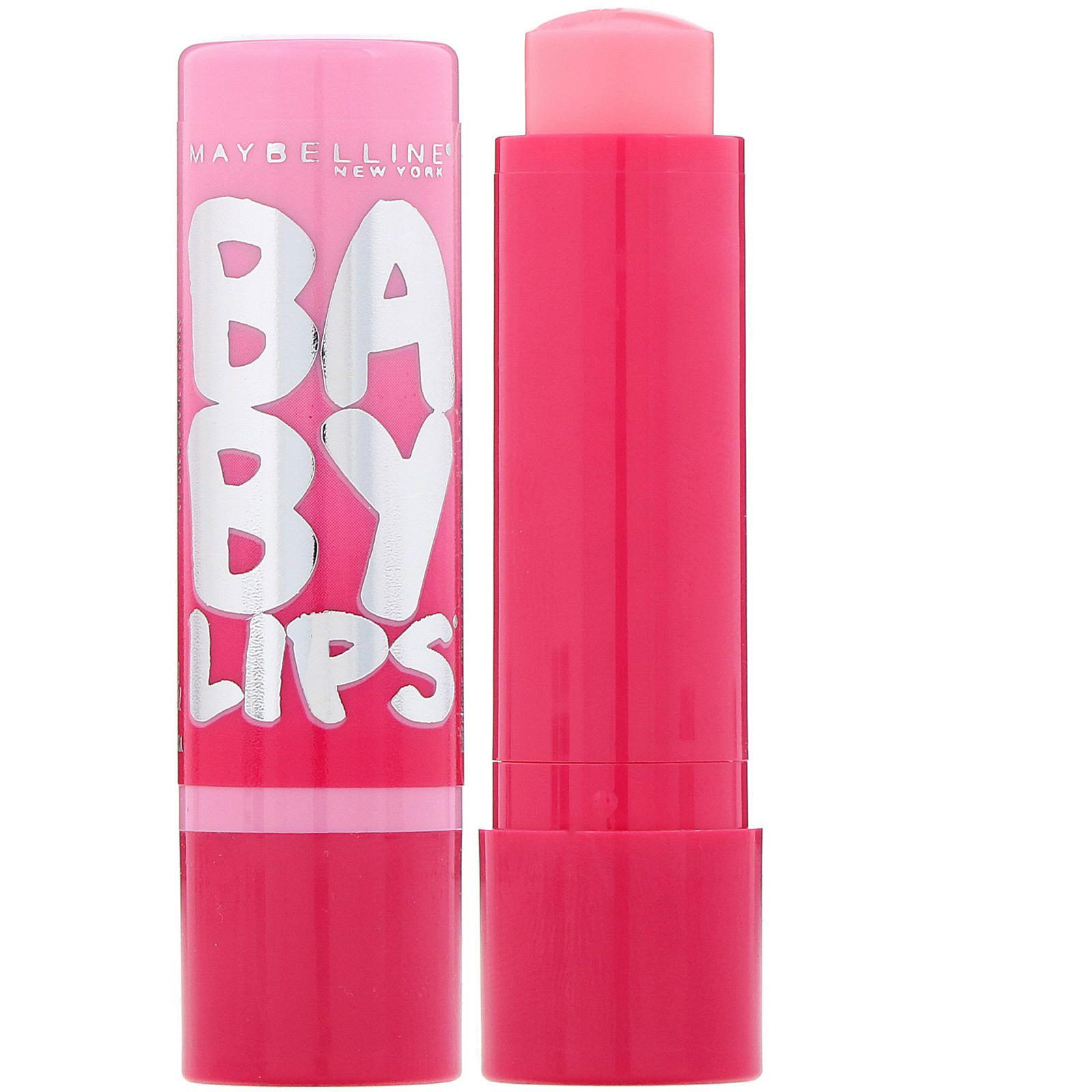 Maybelline, Baby Lips, Bálsamo con brillo, Mi rosado 01, 3,9 g (0,13 oz)