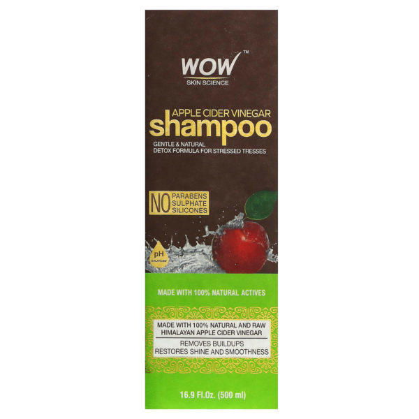 Wow Skin Science, Champú, Vinagre de sidra de manzana, 500 ml (16,9 oz. líq.) - Imagen 2