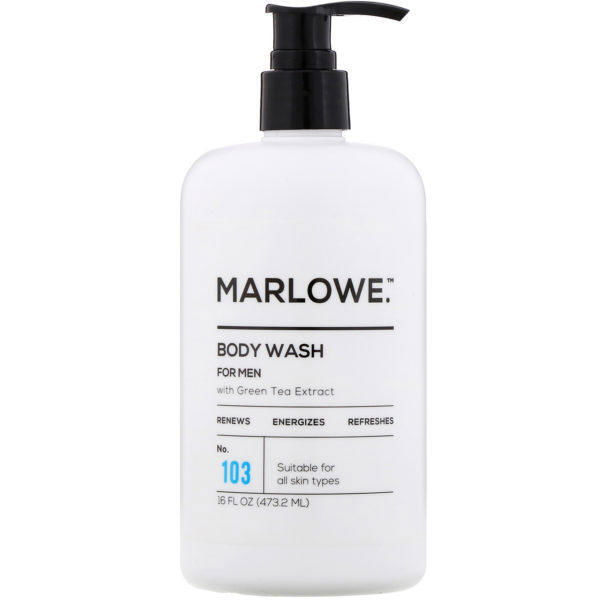 Marlowe, Jabón líquido corporal para hombres, N.° 103, 473,2 ml (16 oz. líq.)