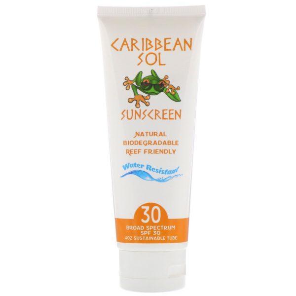 Caribbean Solutions, Protector solar, FPS 30, 4 oz