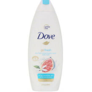 Dove, Go Fresh, Jabón corporal, Higo azul y flor de naranjo, 650 ml (22 oz. líq.)