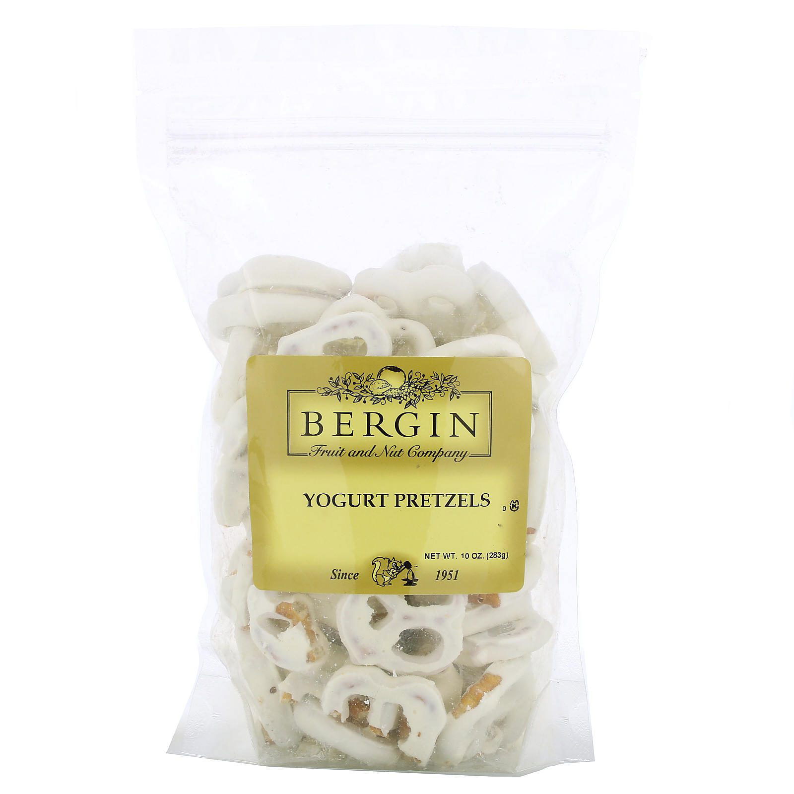 Bergin Fruit and Nut Company, Yogurt Pretzels, 10 oz (283 g)