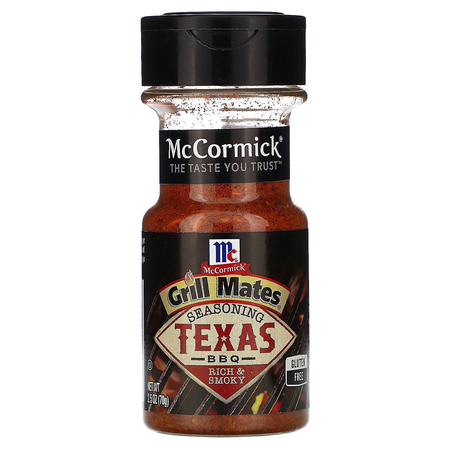 McCormick Grill Mates Texas BBQ Seasoning 2.5 oz 70 g