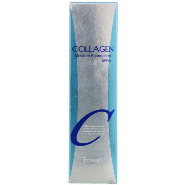 Enough, Colágeno, Base de maquillaje humectante, FPS 15, n.º 23, 100 ml (3,38 oz. líq.) - Imagen 2