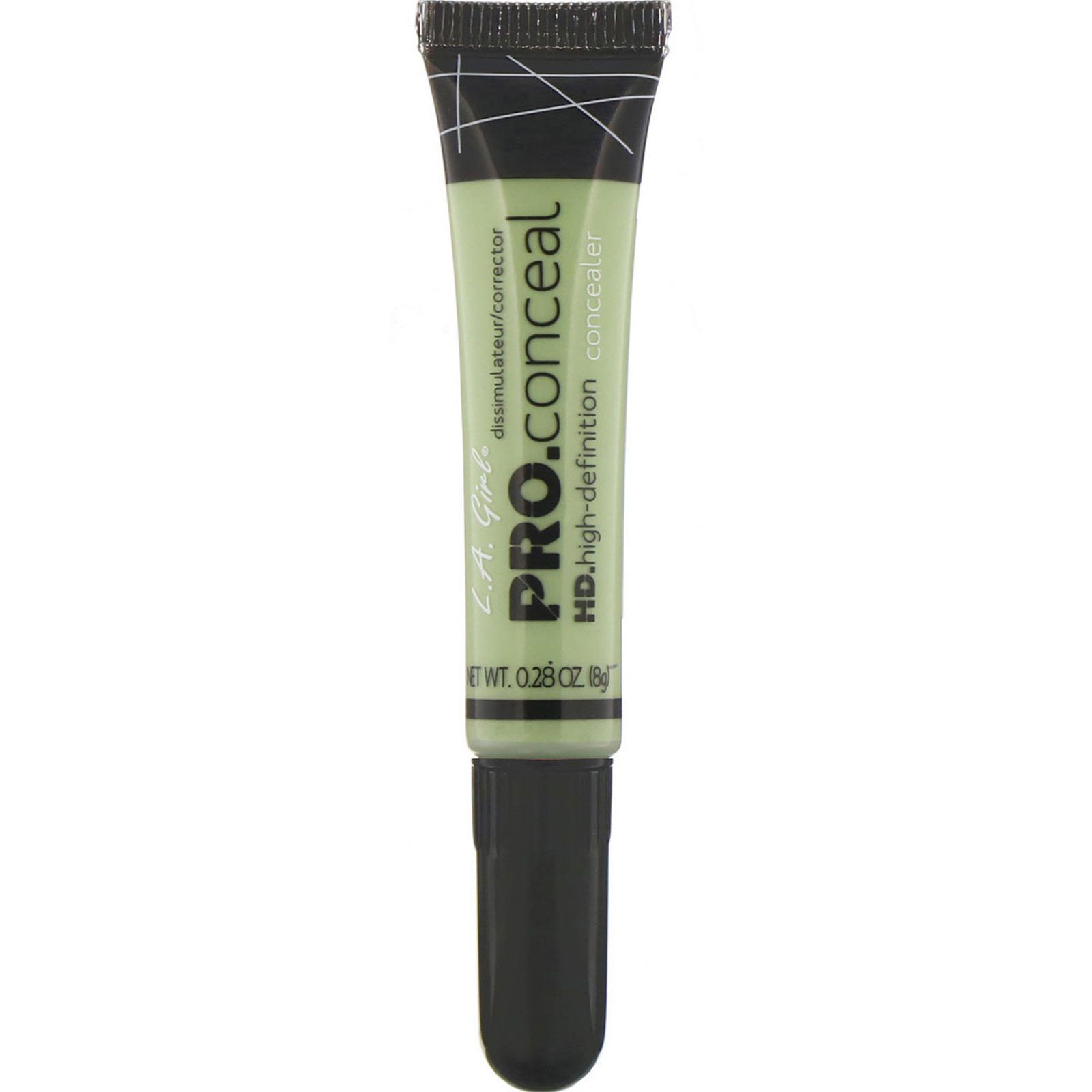 L.A. Girl, Corrector Pro Conceal HD, corrector verde, 8 g (0,28 oz)