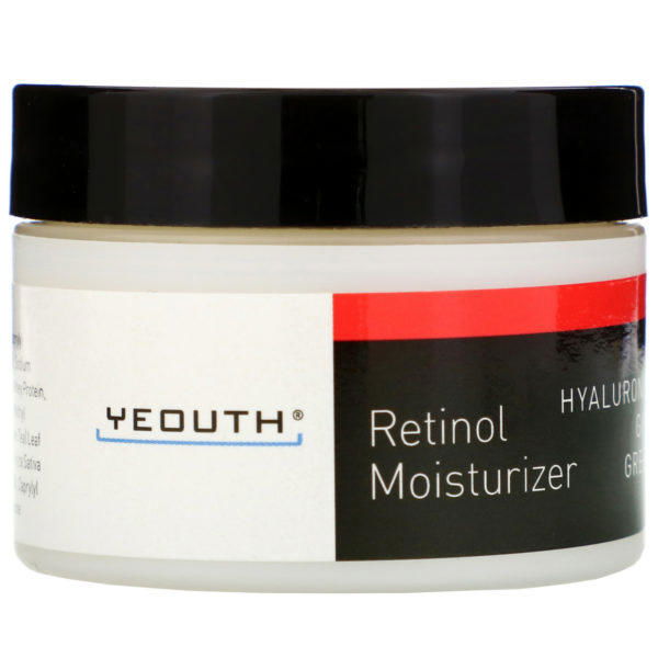 Yeouth, Humectante con retinol, Ácido hialurónico, ginseng y té verde, 30 ml (1 oz. líq.)