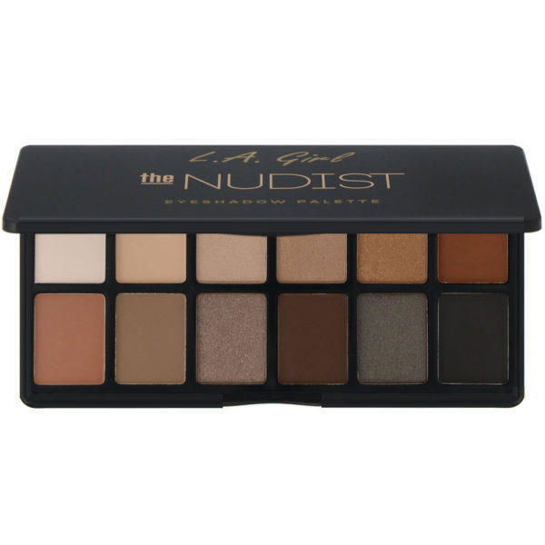 L.A. Girl, Paleta de sombras para ojos The Nudist, 1 g (0,035 oz) cada una