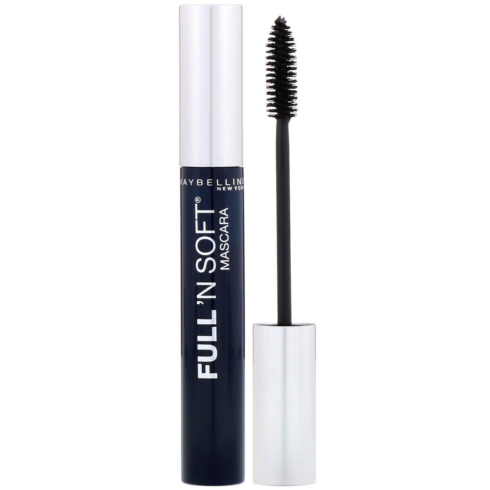Maybelline, Full 'N Soft, Máscara de pestañas, 301 Very Black (Muy negro), 8,2 ml (0,28 oz. líq.)