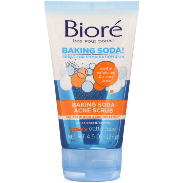 Biore, Exfoliante para el acné con bicarbonato de sodio, 127 g (4,5 oz)