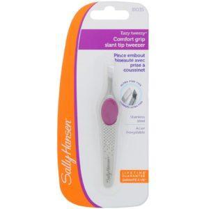 Sally Hansen, Easy Tweezy, Pinza para cejas con punta oblicua y cómodo agarre, 1 pieza