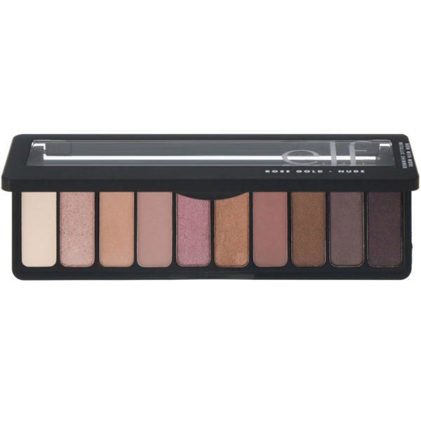 E.L.F., Paleta de sombras para ojos, Rosa dorado, Natural, 14 g (0,49 oz)