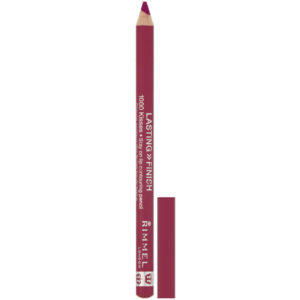 Rimmel London, Lasting Finish, 1000 Kisses, Lápiz delineador de labios de larga duración, 004 Indian Pink (rosa fuerte), 1,2 g (0,04 oz)