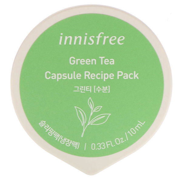 Innisfree, Cápsula con receta para la piel, Té verde, 10 ml (0,33 oz. líq.)