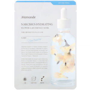 Mamonde, Hidratación con narciso, Mascarilla Flower Lab Essence Mask, 1 lámina, 25 ml