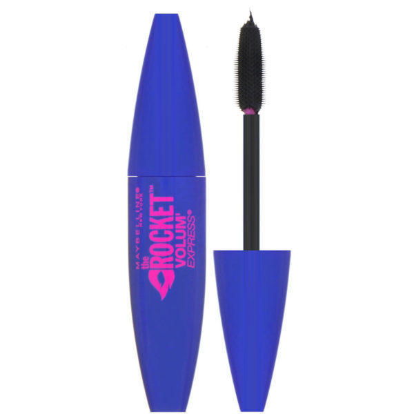 Maybelline, Volum' Express, Máscara para pestañas The Rocket, El negro más negro, 9 ml (0,3 oz. líq.)