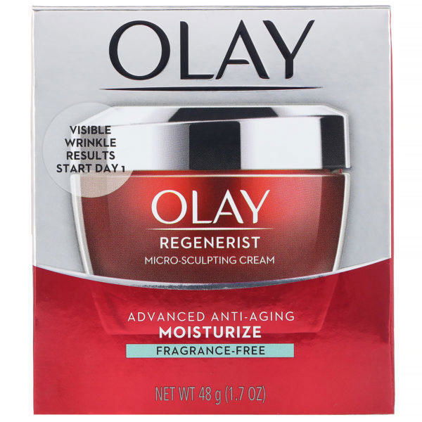 Olay, Regenerist, Crema de microesculpido, Sin fragancia, 48 g (1,7 oz) - Imagen 2