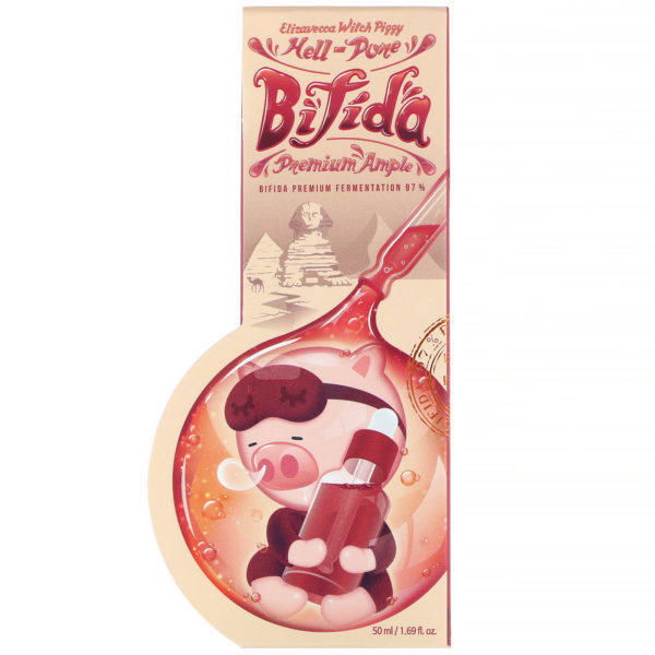 Elizavecca, Ampolla facial prémium con bífida Hell-Pore, Witch Piggy, 1,69 oz. líq (50 ml) - Imagen 2