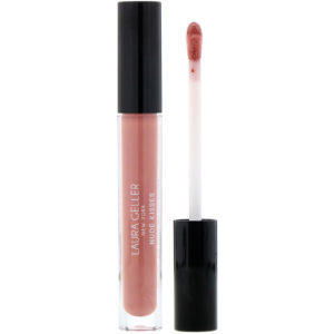 Laura Geller, Brillo labial Nude Kisses, Lip Hugging, Chapuzón al desnudo (Skinny Dip), 2,9 ml (0,10 oz. líq.)