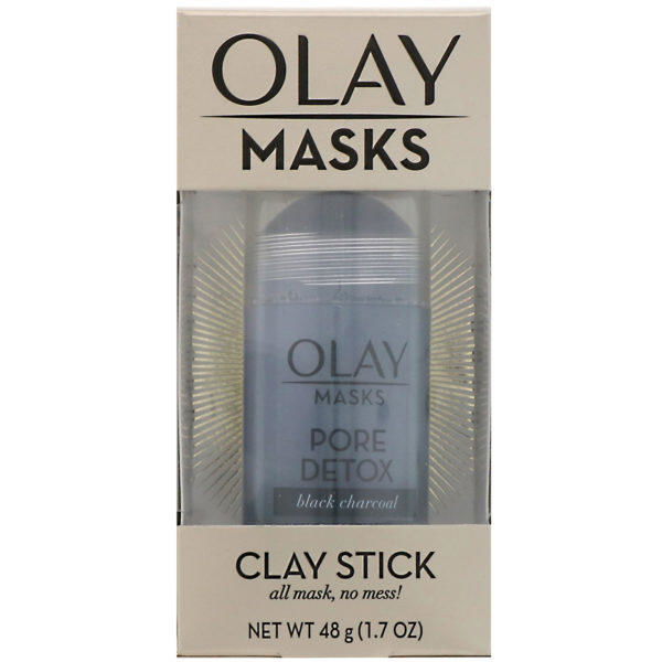 Olay, Mascarillas, Desintoxicante de poros, Mascarilla de arcilla en barra con carbón negro, 48 g (1,7 oz) - Imagen 2
