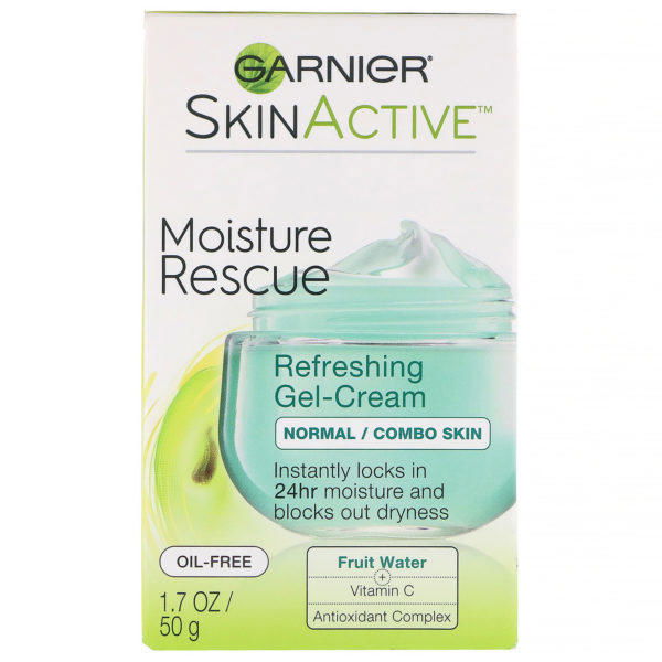 Garnier, SkinActive, Moisture Rescue, Crema en gel refrescante e hidratante, Piel normal a mixta, 50 g (1,7 oz) - Imagen 2
