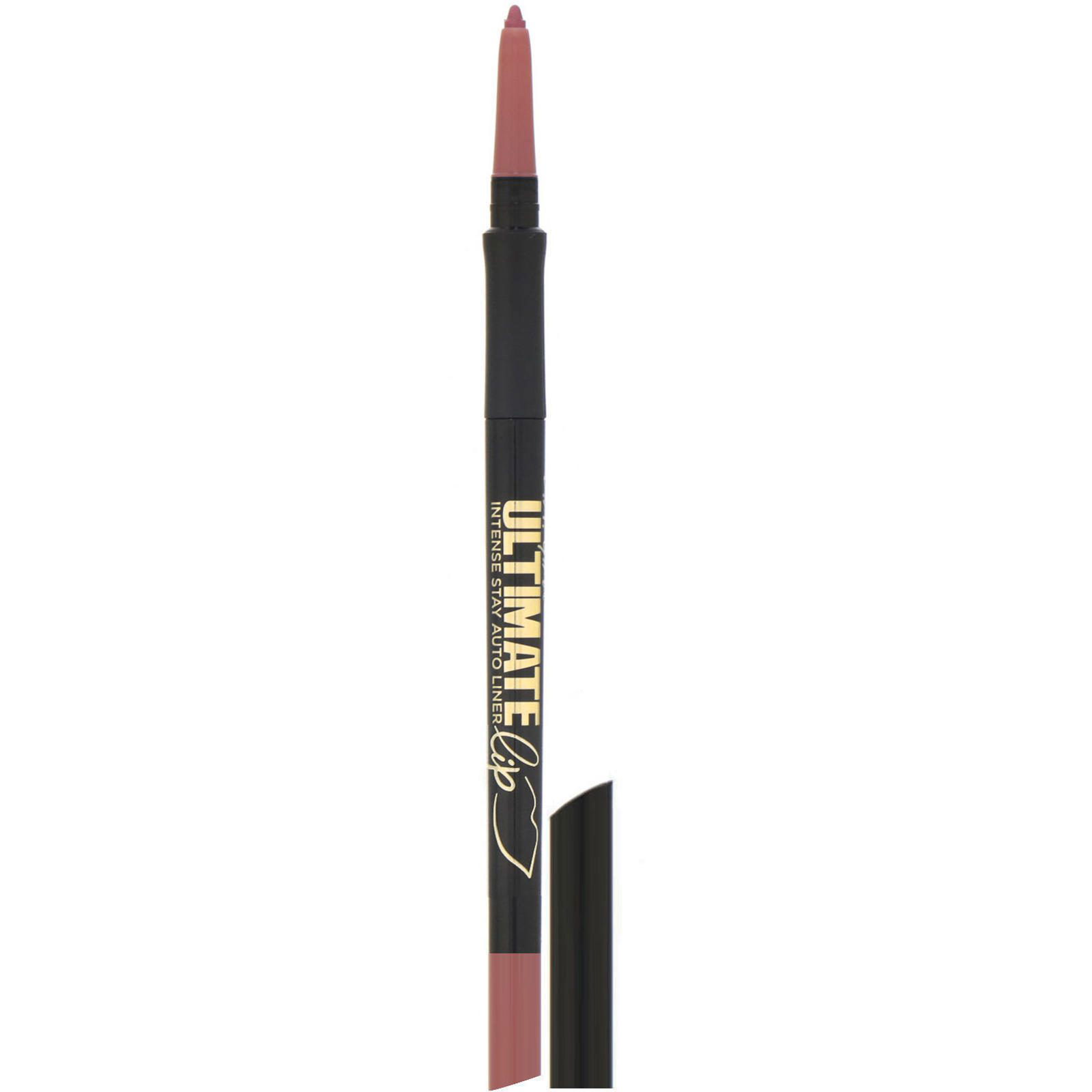 L.A. Girl, Ultimate Lip, Delineador de labios automático de fijación intensa, Malva perdurable, 0,35 g (0,01 oz)